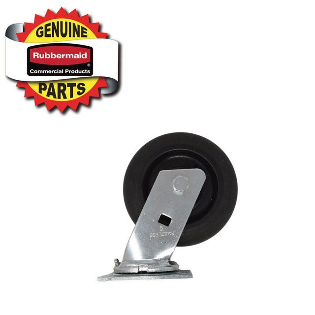 RUBBERMAID COMMERCIAL PROD. FG7931L20000 6-Inch Swivel Caster, Black
