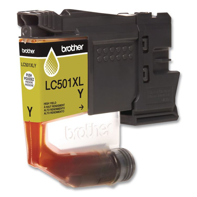 BROTHER INTL. CORP. LC501XLYS LC501XLYS High-Yield Ink, 500 Page-Yield, Yellow