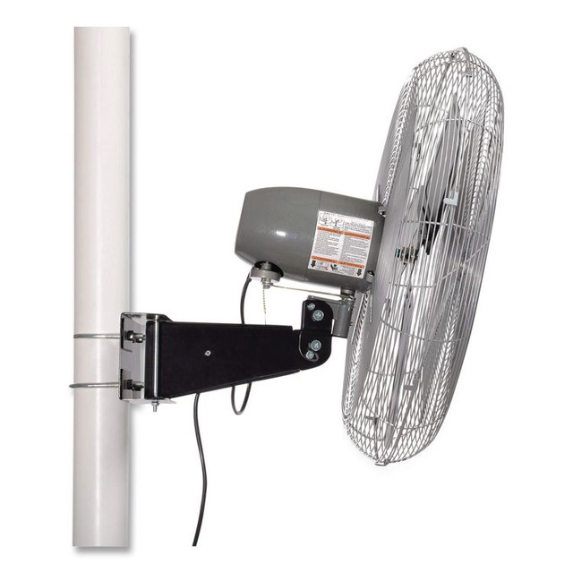 GLOBAL INDUSTRIAL 293155 Oscillating Fan, Pole or Column Mount, 24", 4,050 CFM, 1/4 hp