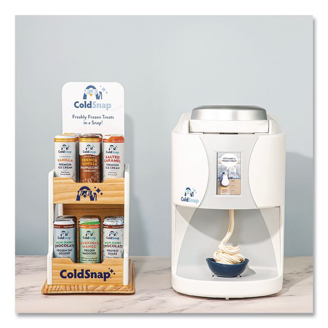 COLDSNAP 101993 Display Rack, Holds 36 Pods, 9 x 17.25 x 11.25, White/Brown