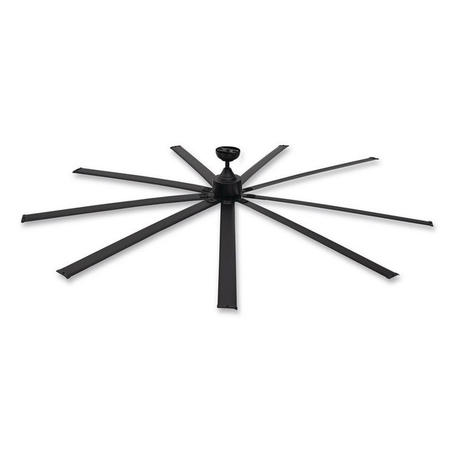 GLOBAL INDUSTRIAL 293048 Industrial Ceiling Fan, 96", 6 Speeds, 10,500 CFM, Black