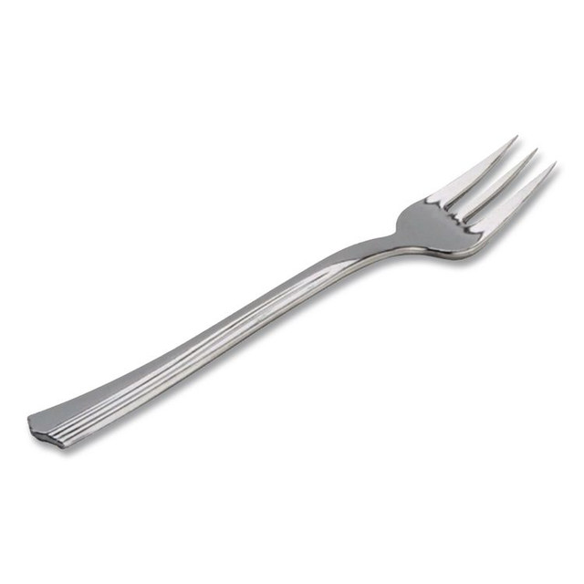 WNA, INC. RFPFK4 Petite Tasting Fork, Polystyrene, Silver, 400/Carton