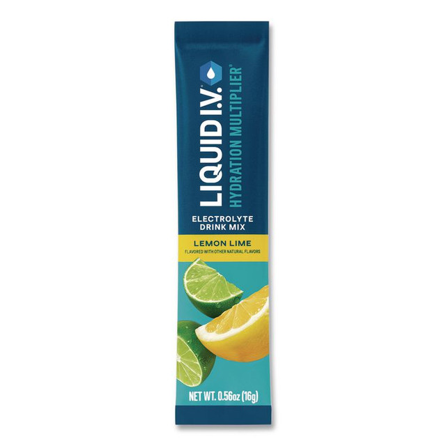 UNILEVER LIQUID I.V.® EHC47494 Hydration Multiplier, Lemon-Lime, 0.56 oz Stick, 15/Pack