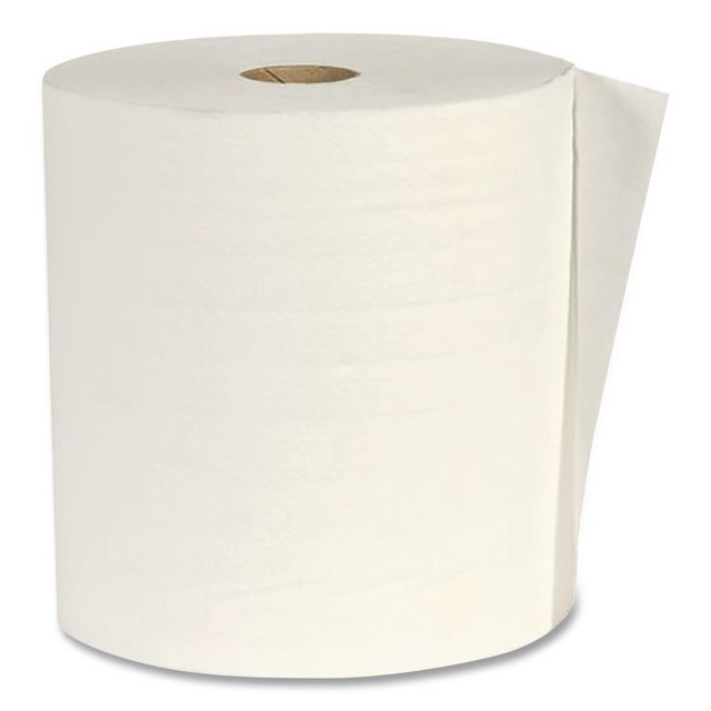 AMERICAN PAPER CONVERTING Woodland W80206 Hardwound Paper Towels, 1-Ply, 7.87" x 800 ft, White, 6/Carton