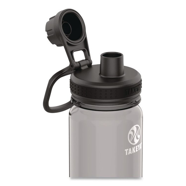 TAKEYA USA CORPORATION 50404 Tritan Plastic Water Bottle, 24 oz, Stormy Black