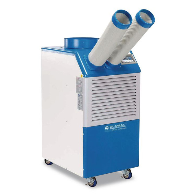 GLOBAL INDUSTRIAL 292661 Portable Air Conditioner with Cold Air Nozzles, 1.5 Ton, 16,800 BTU, 115 V