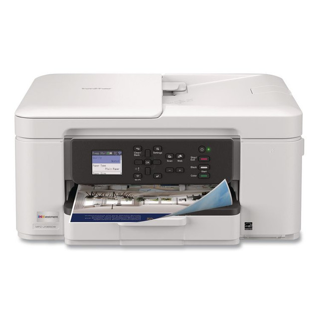 BROTHER INTL. CORP. MFCJ1365DW MFCJ1365DW INKvestment 1365 Wireless Color Inkjet AIO Printer, Copy/Print/Scan