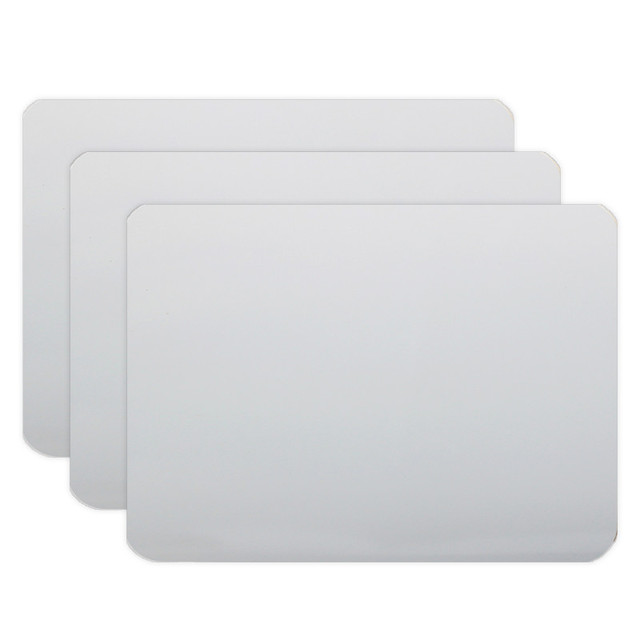 FLIPSIDE Flipside Products Two-Sided Dry Erase Board, 6" x 9", Pack of 3