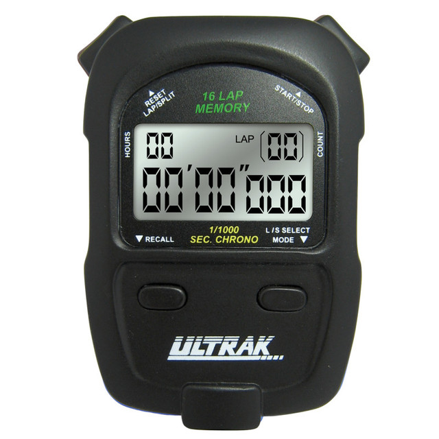 CEI ULTRAK 460 16 Lap Memory Black Stopwatch