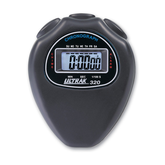 CEI ULTRAK 320 Cumulative Split Stopwatch, Black