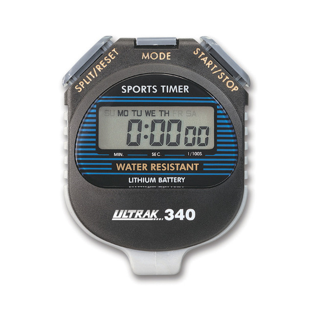 CEI ULTRAK 340 Water Resistant Sports Timer, Black