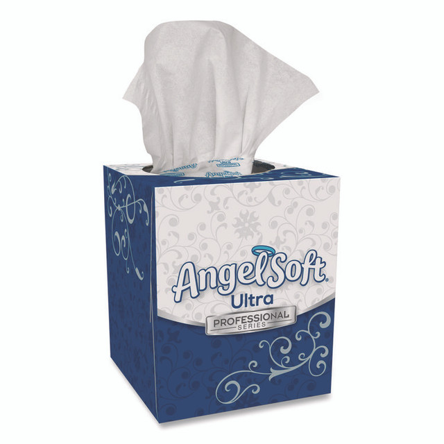 GEORGIA PACIFIC Angel Soft® 4636014 ps Ultra Facial Tissue, 2-Ply, White, 96 Sheets/Box, 10 Boxes/Carton