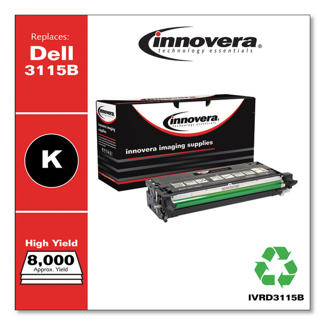 INNOVERA D3115B Remanufactured Black High-Yield Toner, Replacement for 310-8395, 8,000 Page-Yield