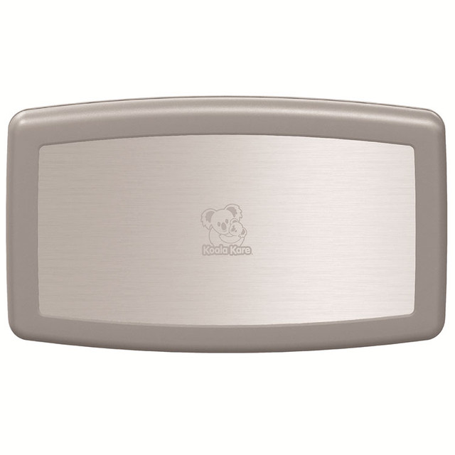 BOBRICK WASHROOM Koala Kare® KB30001SS Horizontal Baby Changing Station, 35.94 x 20.75, Gray