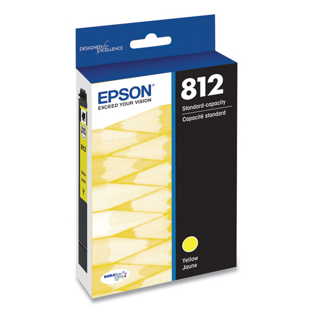 EPSON AMERICA, INC. T812420S T812420-S (T812) DURABrite Ultra Ink, 300 Page-Yield, Yellow