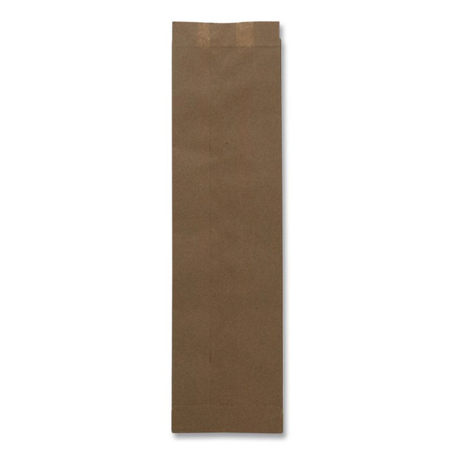 ROSS & WALLACE PAPER PRODUCTS, INC. 20332500 Grocery Paper Bags, Merchandise Size, 35# Basis Weight, 4.5 x 2.5 x 16, Brown, 500/Bundle