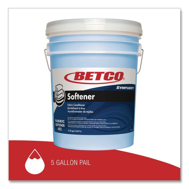 BETCO CORPORATION 4827800 Symplicity Fabric Softener, Springtime Fresh Scent, 5 gal Pail