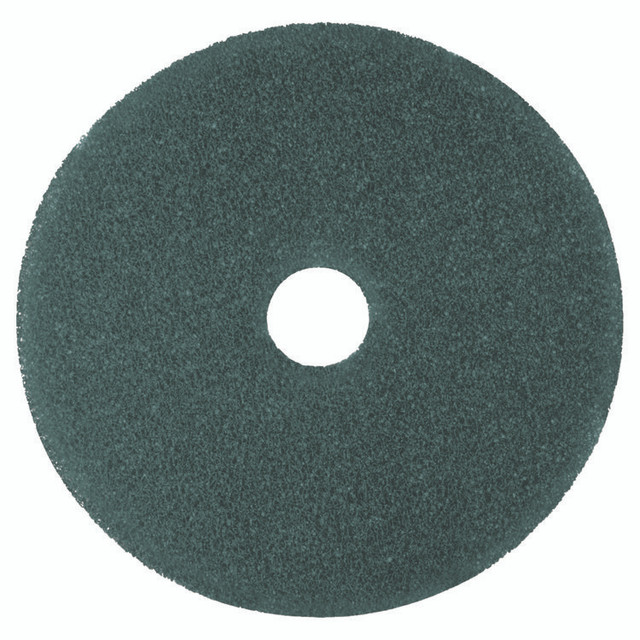 3M/COMMERCIAL TAPE DIV. 08406 Low-Speed High Productivity Floor Pads 5300, 13" Diameter, Blue, 5/Carton