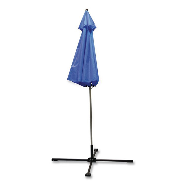 TENACIOUS HOLDINGS, INC. ergodyne® 12966 SHAX 6199 Lightweight Work Umbrella and Stand Kit, 90" Span, 92" Long, Blue Canopy
