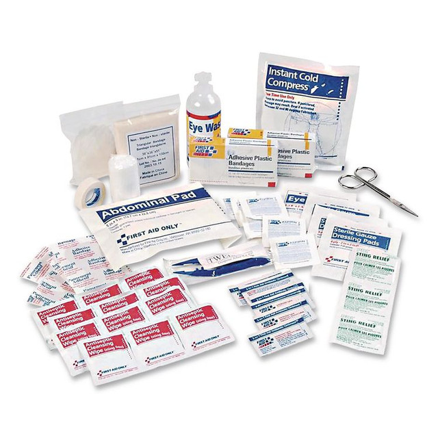 FIRST AID ONLY, INC. 223REFILL Office First Aid Kit Refill with Medication for 25 People, 106 Pieces