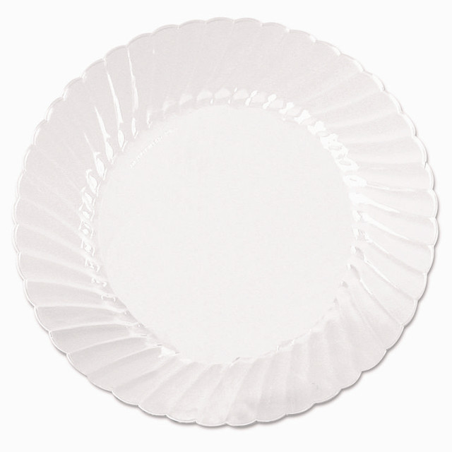 WNA, INC. CW10144 Classicware Plates, Plastic, 10.25" dia, Clear, 18/Bag, 8 Bags/Carton