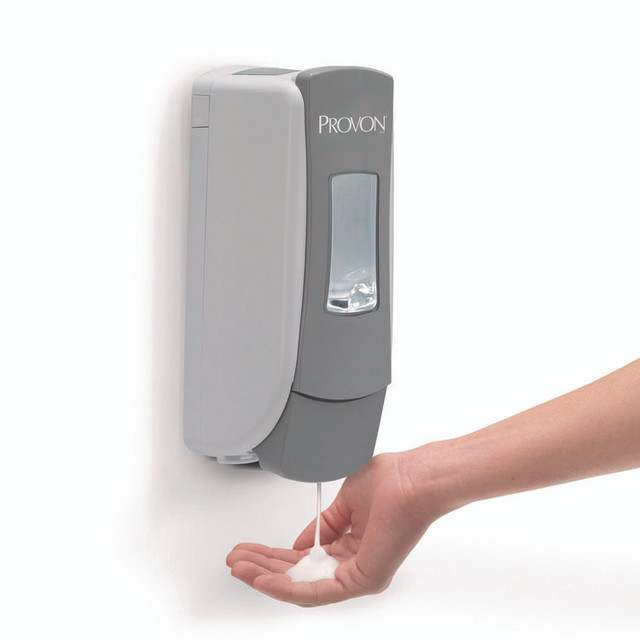 GO-JO INDUSTRIES PROVON® 8871-06CT ADX-12 Dispenser, 1,250 mL, 4.64 x 3.94 x 11.89, Gray/White, 6/Carton