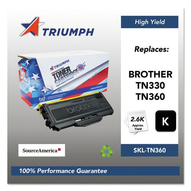 TRI INDUSTRIES NFP Triumph™ TN360 751000NSH0953 Remanufactured TN360 High-Yield Toner, 2,600 Page-Yield, Black