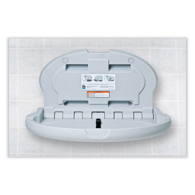 BOBRICK WASHROOM Koala Kare® KB208-01 KB208 Oval Wall Mounted, 34 x 21, Gray