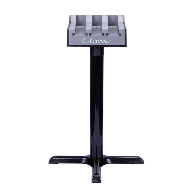 WNA, INC. 3TWRBASE Cutlerease Base, Holds 3 Dispensers, 12.5 x 12.5 x 5.25, Gray/Black