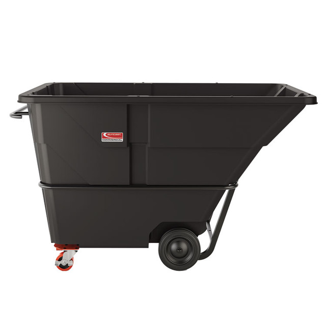 SUNCAST CORPORATION Commercial® RMTTSD200D 2 cu yd Standard Duty Tilt Truck, Forkliftable Frame, 1,400 lb Capacity, Black