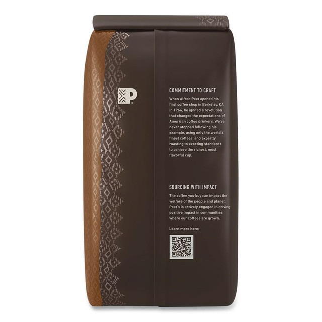 PEETS Peet's Coffee & Tea® 500705 Bulk Coffee, Major Dickason's Blend, Whole Bean, 1 lb Bag