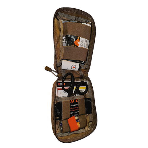 RCR Medical Products, LLC ASTB-01CB Advanced Stop The Bleed Kit coyote brown