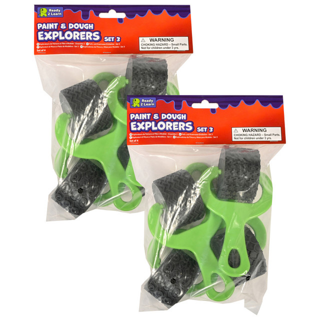 LEARNING ADVANTAGE READY 2 LEARN™ Paint & Dough Explorers, Set #3, 4 Per Set, 2 Sets