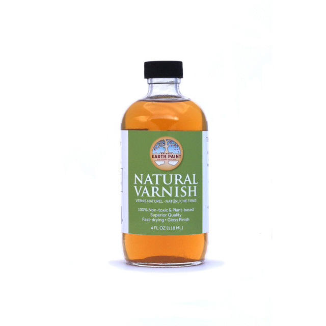 NATURAL EARTH PAINT Natural Earth Paint Natural Varnish, 8 oz