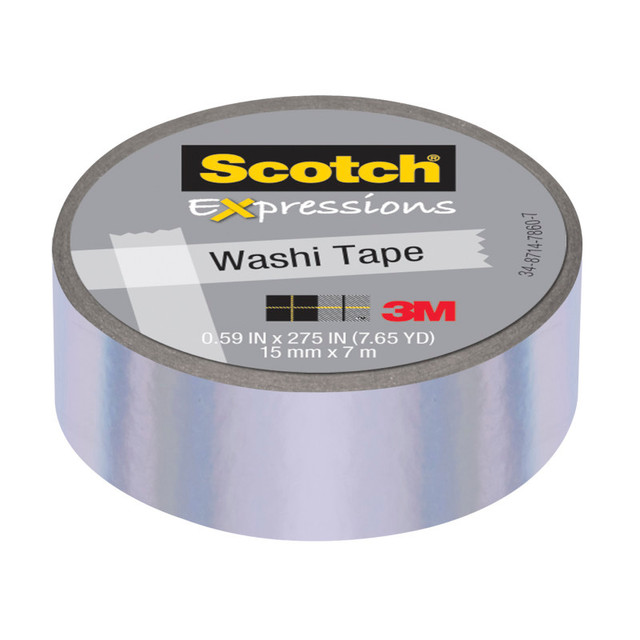 3M COMPANY Scotch® Expressions Washi Tape, .59" x 275", Iridescent Purple