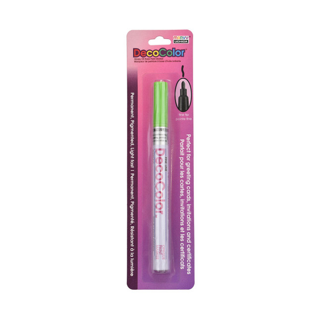 UCHIDA OF AMERICA, CORP Marvy Uchida® DecoColor® Paint Marker, Fine Tip, 200-S, Light Green #11