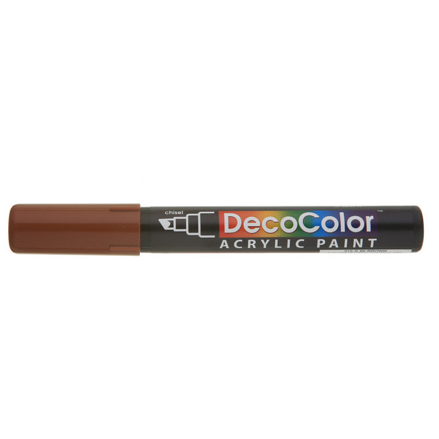 UCHIDA OF AMERICA, CORP Marvy Uchida® DecoColor® Acrylic Paint Marker, 315-S, Chisel Tip, Brown #6