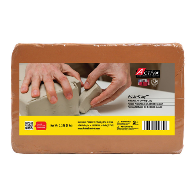 ACTIVA PRODUCTS ACTÍVA Activ-Clay™ Air-Dry Clay, Terracotta, 2.2 lb