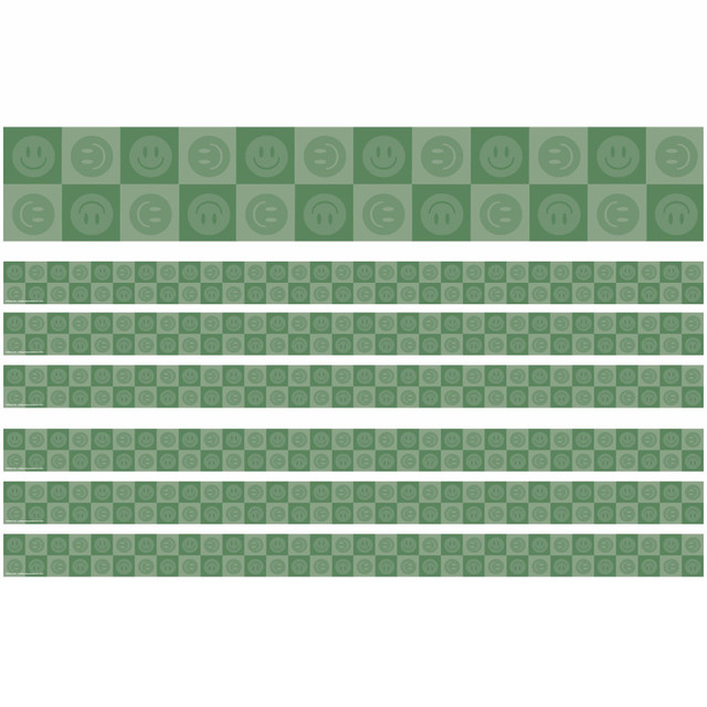 EUREKA Eureka® Green Smiles Deco Trim, 37 Feet Per Pack, 6 Packs