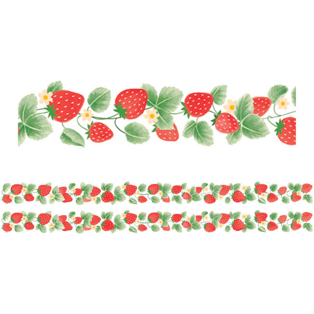 TEACHER CREATED RESOURCES Teacher Created Resources® Strawberry Patch Die-Cut Border Trim, 35 Feet Per Pack, 2 Packs