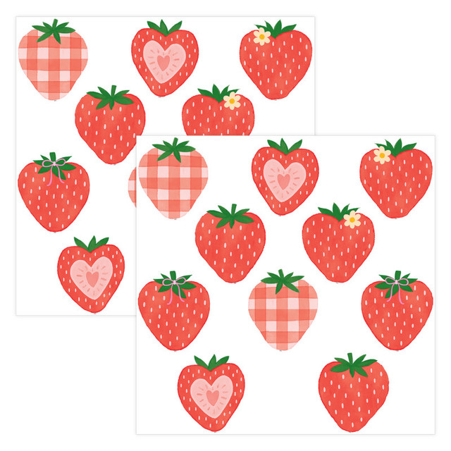 TEACHER CREATED RESOURCES Teacher Created Resources® Strawberry Patch Accents, 30 Per Pack, 2 Packs