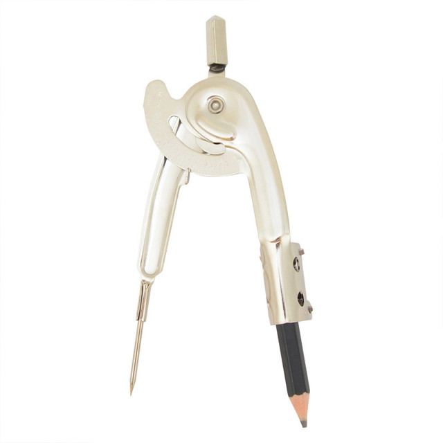 ACME UNITED CORPORATION Westcott® Ball Bearing Measuring Compass, 13" Diameter, Metal, Metallic Color