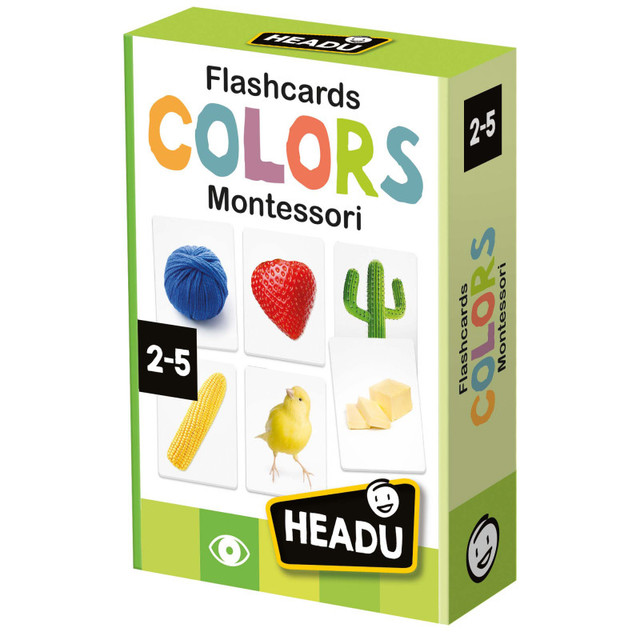 HEADU USA LLC Headu Colors Flash Cards Montessori, Ages 2-5