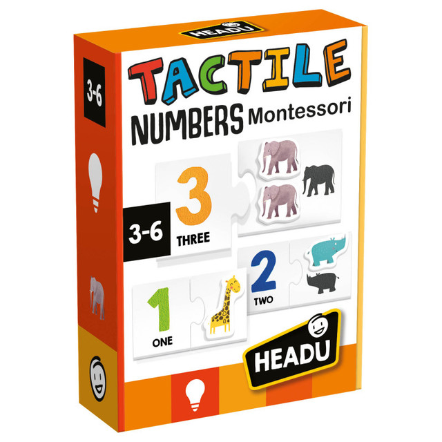 HEADU USA LLC Headu Tactile Numbers Montessori Puzzles