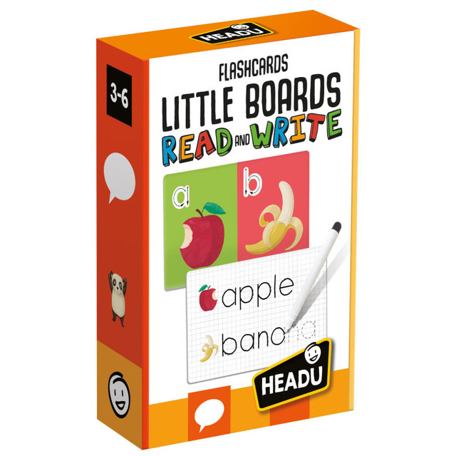 HEADU USA LLC Headu Little Boards Read and Write Flash Cards, Ages 3-6