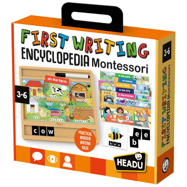 HEADU USA LLC Headu First Writing Encyclopedia Montessori, Ages 3-6