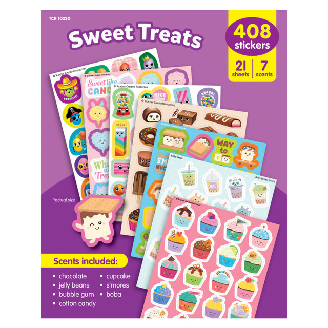 TEACHER CREATED RESOURCES Teacher Created Resources Sweet Treats Smelly Stickers Variety Pack