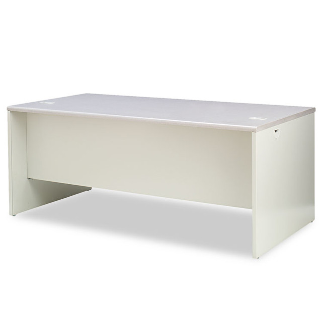 HON COMPANY 38293RG2Q 38000 Series Right Pedestal Desk, 72" x 36" x 29.5", Light Gray