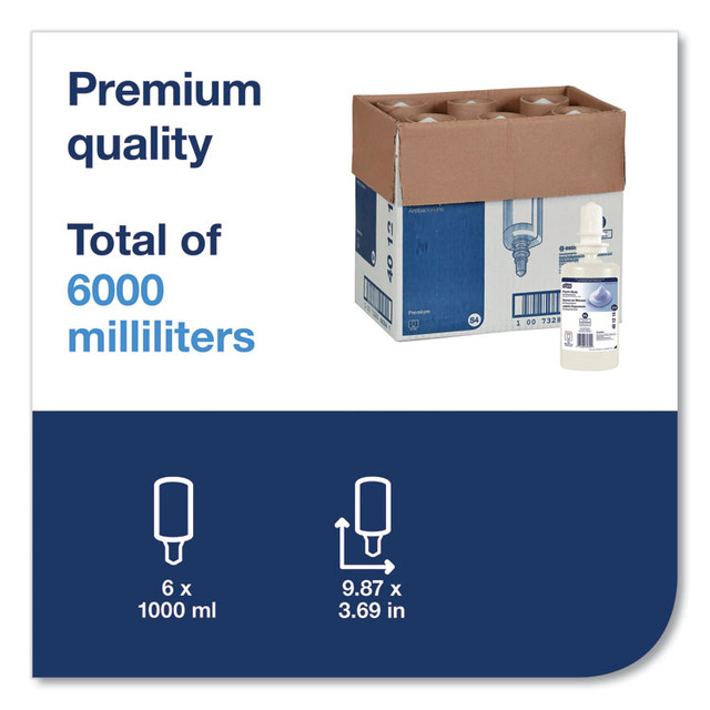SCA TISSUE Tork® 401215 Premium Antibacterial Foam Soap Refill, Unscented, 1 L, 6/Carton