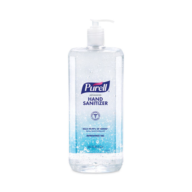 GO-JO INDUSTRIES PURELL® 501504CT Advanced Hand Sanitizer Refreshing Gel, 1.5 L Pump Bottle, Clean Scent, 4/Carton